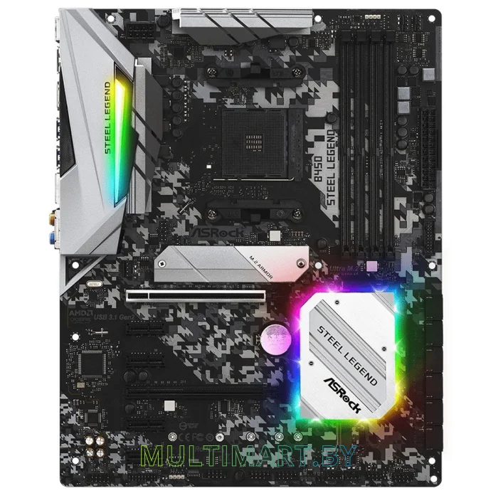 Материнская плата ASRock B450 Steel Legend